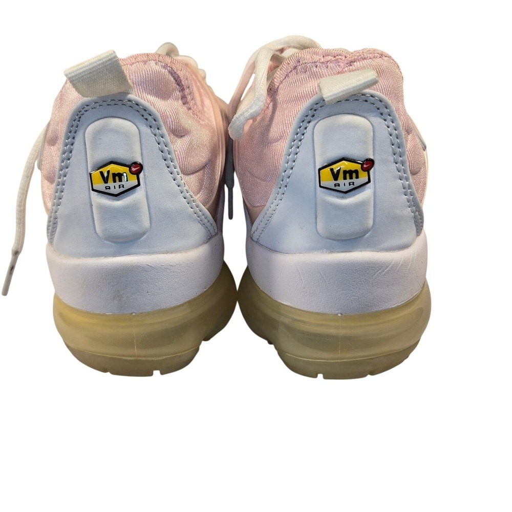 Nike Air VaporMax Plus Pink White Sneakers Womens 6.5 Running Shoes Low Top - Picture 6 of 11
